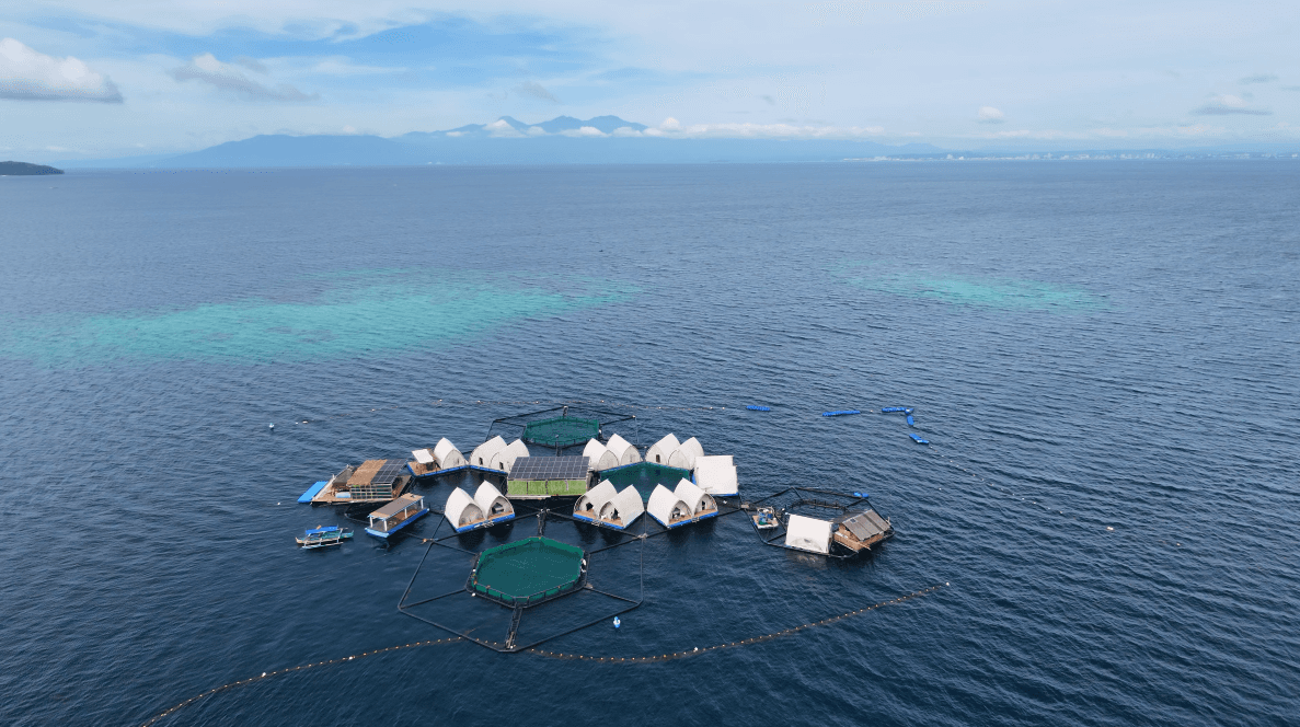 Reef Resort floating platforms